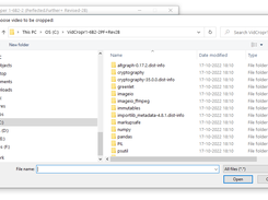  Video Cropper 1-6B2-2 (P.F+ Rev2B) PC Apps screenshot 1B [For choosing video file]