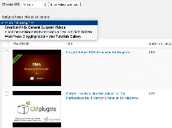 Import Dashboard Showing Videos as Accessed from a Vimeo Account