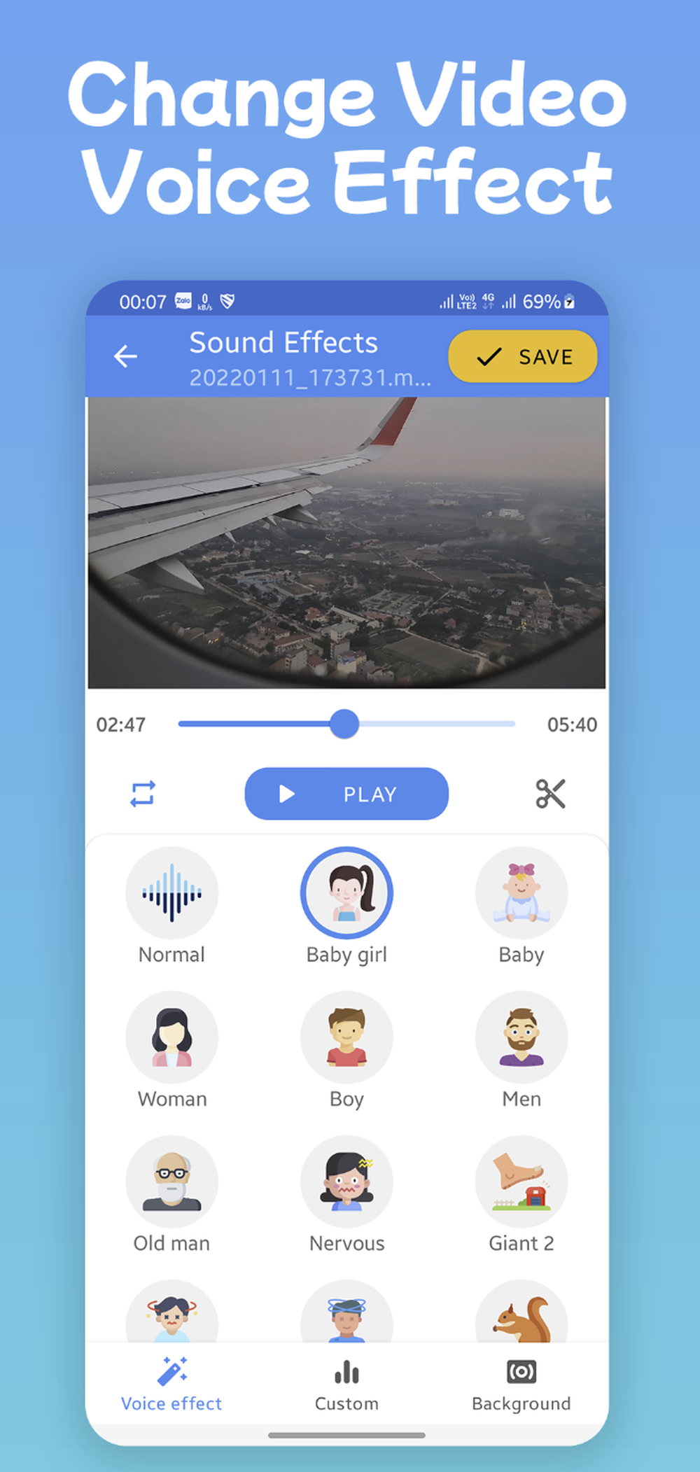 Video Voice Changer Pro Screenshot 1