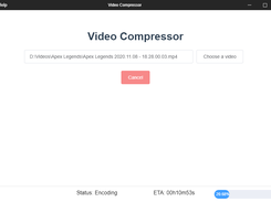 Video compressor is compressing