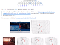VideoPose3D Screenshot 1
