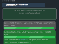 AJAX multi uploader with progress bar and mobile support.
