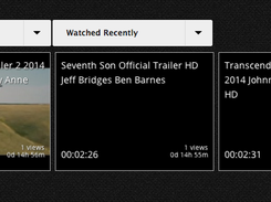 AJAX video listings and selectors.