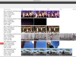 Show videos as a row of thumbnails