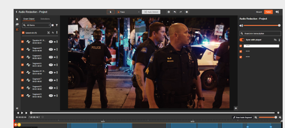 VIDIZMO Redactor Screenshot 1