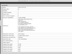 Full OpenCL device information.