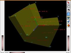 The 3D viewer shows problem geometry prior to calculation.