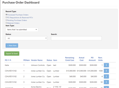 Viewpoint Financial Controls Screenshot 1