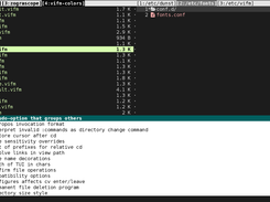 Pane tabs, completion, (relative) line numbers