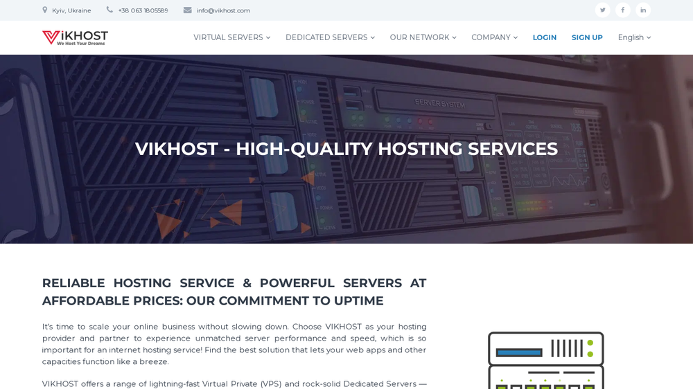 VIKHOST Screenshot 1