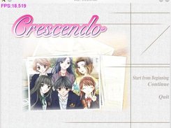 Crescendo main screen