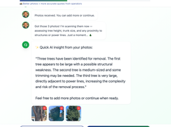 Photo upload and analysis