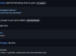 Vim Markdown Screenshot 1