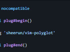 Vim Polyglot Screenshot 1