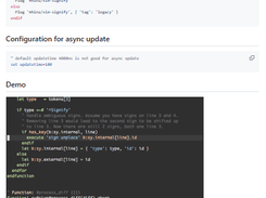 vim-signify Screenshot 1