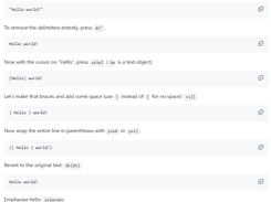 vim-surround Screenshot 1