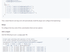 vim-tmux-navigator Screenshot 1