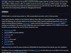 Vim Win32 Installer Screenshot 1