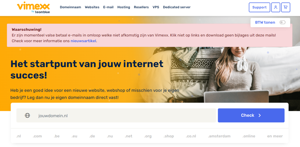 Vimexx Screenshot 1