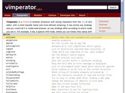 Vimperator-labs Screenshot 1