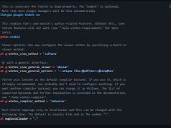 VimTeX Screenshot 1