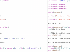 VimTeX Screenshot 2