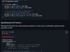 Vince's CSV Parser Screenshot 1