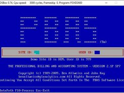 PBAS Main Screen