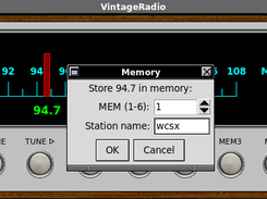 Store a station in memory