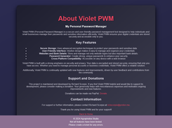Violet PHP Password Manager Screenshot 4