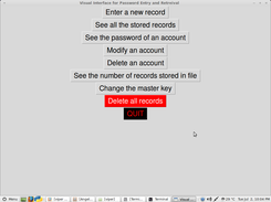 the main menu