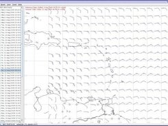 Wind barb prediction over the caribbean islands.