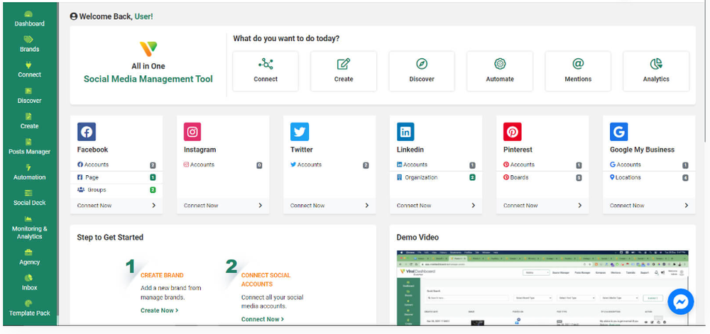 ViralDashboard Screenshot 1