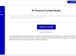 AI contest builder