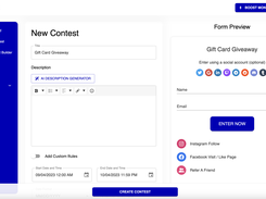 Contest builder