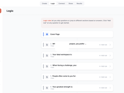 Quiz conditional logic