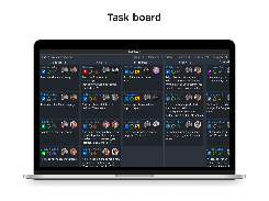 Task board in Virola Messenger