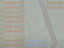 Example of PV lay out - ground mount