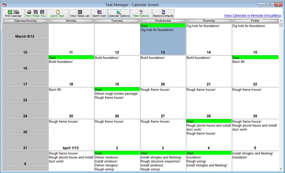 VirtualBoss Screenshot 1