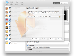 VirtualBox Player - Choose file to import