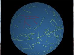 Northern celestial globe and Ursa Maior