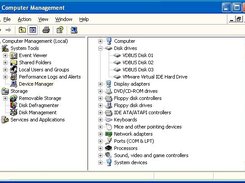 Device Manager "Disk drives" list