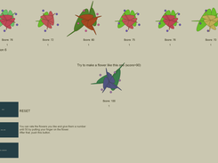 Screen to cross flowers