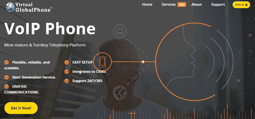 VirtualGlobalPhone Screenshot 1