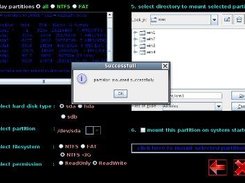 mount ntfs-fat partitions