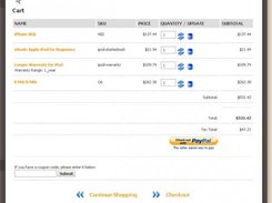 3 - Shopping Cart w. PayPal