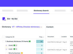 VT Docs’ RFP software allows you to analyse any document for themes. This allows you to identify the best opportunity for your business.