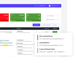 VT Writer goes beyond identifying grammar issues like some vendors. Its main emphasis is on enhancing content clarity by assigning a readability “Grade Level” score to every paragraph. This means you can focus on those areas needing a clearer message.