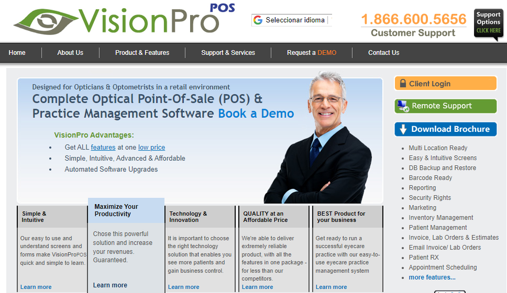 Visionpro POS Screenshot 1