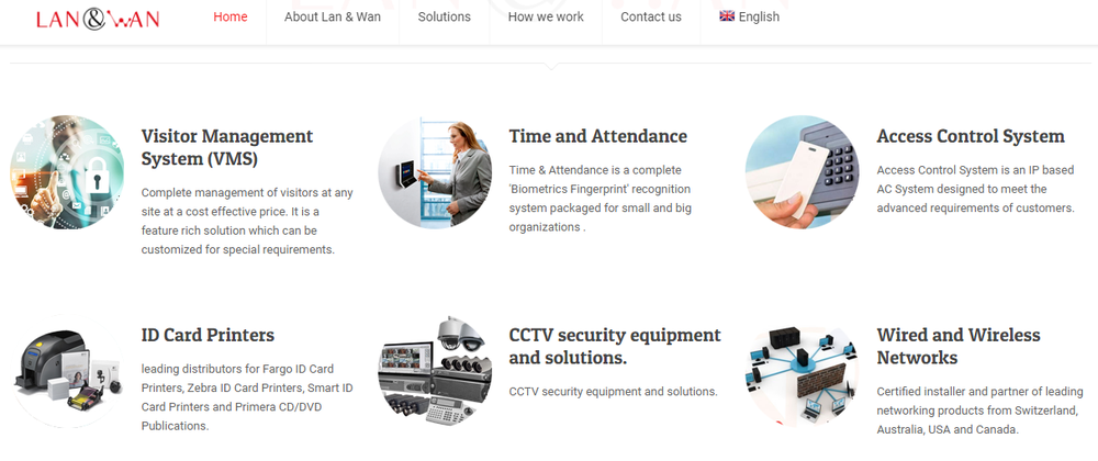 Lan & Wan Visitor Management System Screenshot 1